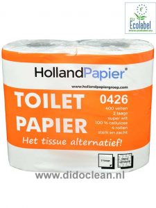 40 rollen Toiletpapier 400 vel per rol
