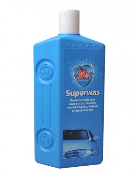 MER Superwas inclusief 2 wax applicator pads en microvezel doek