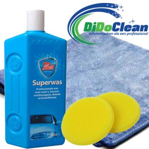 MER Superwas inclusief wax applicator pad en microvezel doek